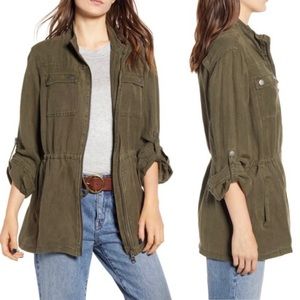 Treasure Bond Linen Blend Field Jacket 